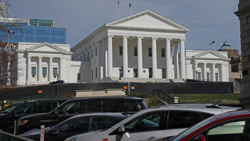 The Virginia Capitol during a session of the Virginia General Assembly on Friday, Feb. 24, 2023, in Richmond. (Jay Paul/The Virginian-Pilot/Tribune News Service via Getty Images)