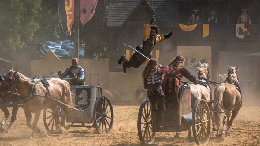 Jousting at the Maryland Renaissance Festival (Courtesy of the Maryland Renaissance Festival)